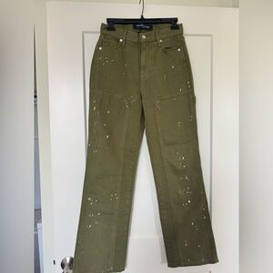 Veronica Beard Olive Green Women's Jeans